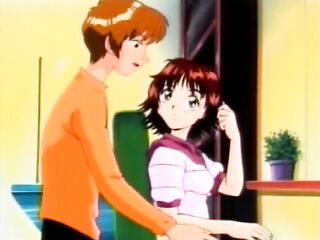 anime teen students getting