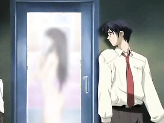 tío gafas hentai chavala