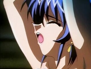 blue-haired manga girl fucked