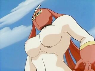 woman-warrior luchando desnudo