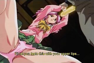 bound pigtailed anime chick