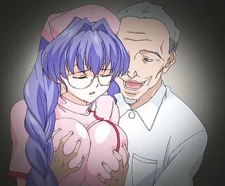 shemale doctor rubbing her