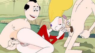hard foursome fucking from