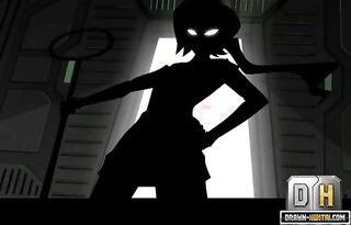 black dude purple-haired hentai
