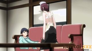 shy room maid glasses