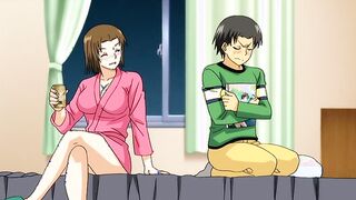 brunette anime bitch with