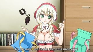 blonde teen christmas coat