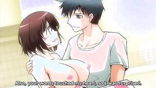 busty bukkakked brunette gets