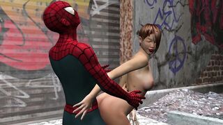 spiderman sexes sultry lass
