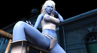 imposing azul mujer explosiva explores