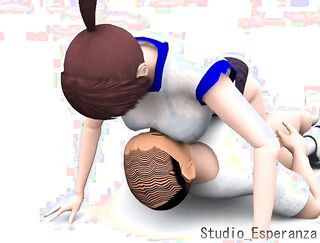 athletic lady proves her
