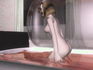 dick-sucking sweetie bends over