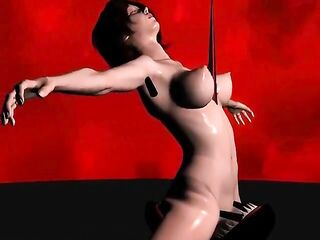 nipples are pinched and
