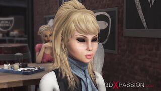 busty blonde fucked huge