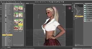 making animated blonde teenage